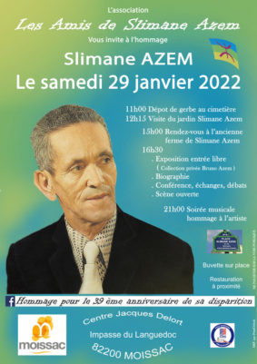 39ème ANNIVERSAIRE DE LA DISPARITION DE SLIMANE AZEM #Moissac