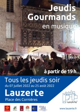 LES JEUDIS GOURMANDS DE LAUZERTE #Lauzerte