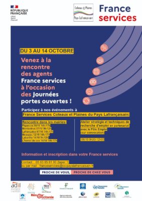 JOURNÉES PORTES OUVERTES À LA RENCONTRE DES AGENTS FRANCE SERVICES #Lafrançaise