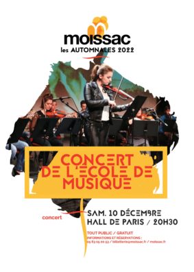 CONCERT DE L’ÉCOLE DE MUSIQUE DE MOISSAC #Moissac