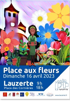 MARCHÉ AUX FLEURS DE LAUZERTE #Lauzerte