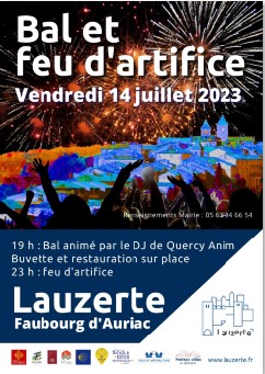 Fête Nationale du 14 juillet #Lauzerte