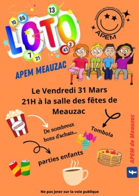 Loto de l'APEM de Meauzac #Meauzac