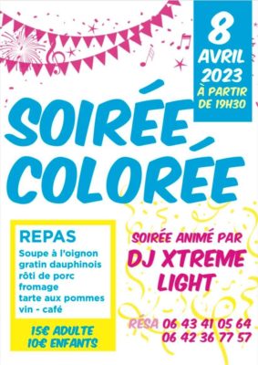 Soirée colorée #Mas-Grenier