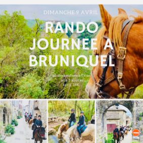 Rando à cheval à Bruniquel #Bruniquel