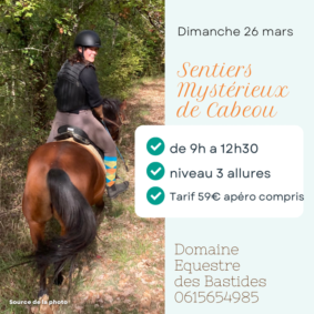 Randonnée à cheval #Bruniquel