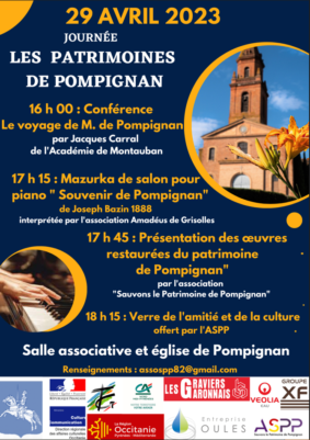 LES PATRIMOINES DE POMPIGNAN #Pompignan