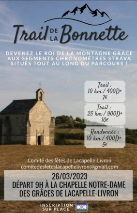 Trail de la Bonnette #Lacapelle-Livron