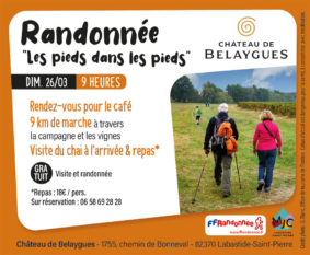 Randonnée dans les vignes #Labastide-Saint-Pierre