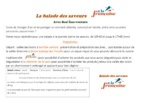 Balade des Saveurs avec les ânes #Lafrançaise