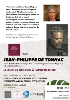 ELOGE DE LA VULNERABILITE DES HOMMES #Bressols
