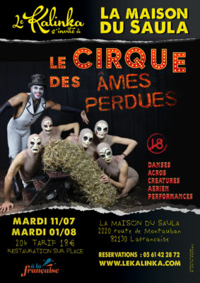 Spectacle "Le cirque des âmes perdues" #Lafrançaise