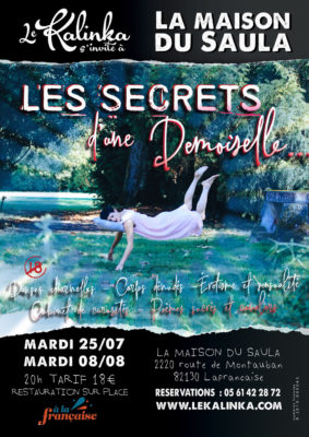 Spectcacle "Les secrets d'une demoiselle" #Lafrançaise