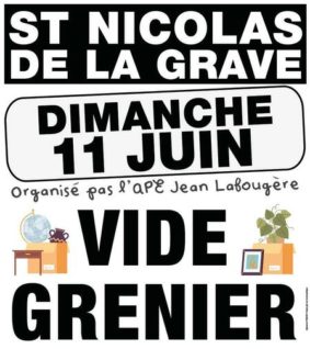 Vide Grenier de l'APE #Saint-Nicolas-de-la-Grave
