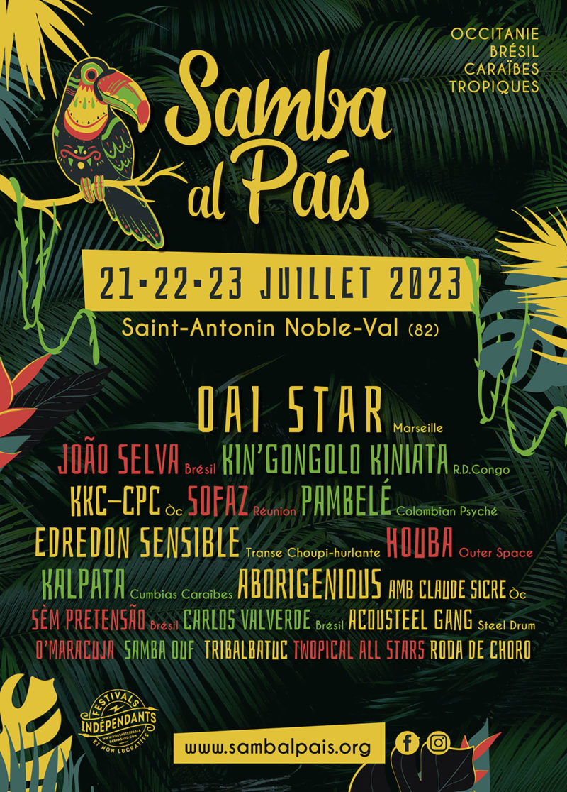FESTIVAL SAMBA AL PAIS SaintAntoninNobleVal Sortir82.fr