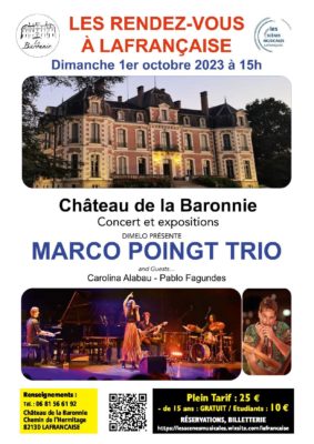 Concert "Marco Poingt Trio" #Lafrançaise