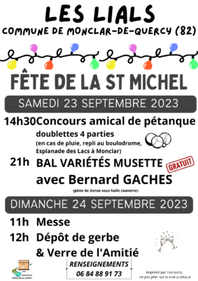 Fête de la Saint Michel au Hameau des Lials… #Monclar-de-Quercy