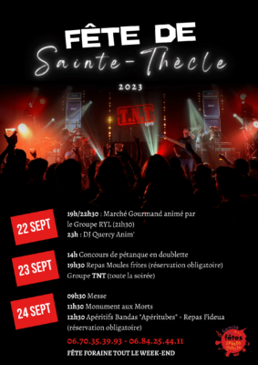 FÊTE DE SAINTE-THECLE 2023 #Montesquieu