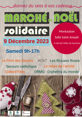 MARCHÉ DE NOËL SOLIDAIRE #Montauban