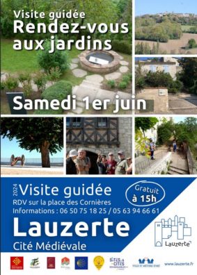 Visite guidée : les 5 sens au jardin #Lauzerte