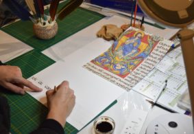 Atelier - La calligraphie médiévale #Moissac