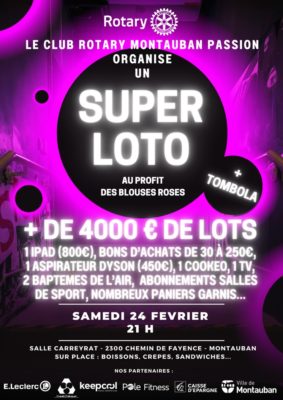 SUPER LOTO DU ROTARY (+ DE 4000 € DE LOTS) #Montauban