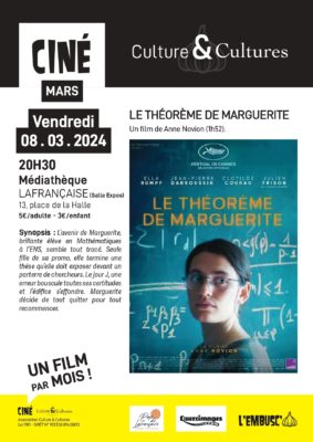 Soirée Ciné "Le théorème de Marguerite" #Lafrançaise