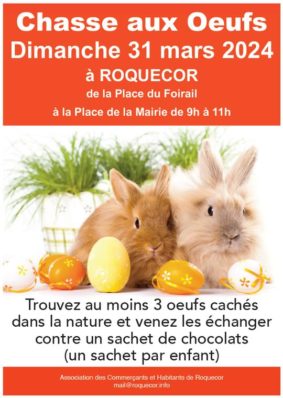 Chasse aux œufs #Roquecor
