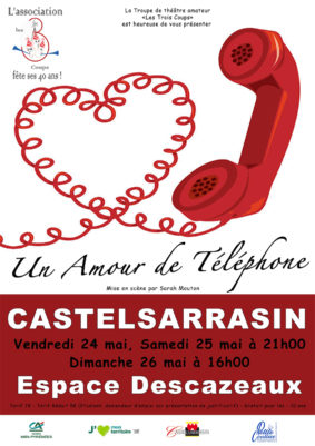 SPECTACLE "UN AMOUR DE TÉLÉPHONE" #Castelsarrasin