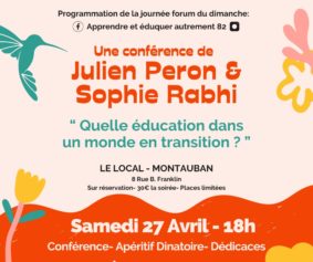 CONFÉRENCE SOPHIE RABHI & JULIEN PERON #Montauban