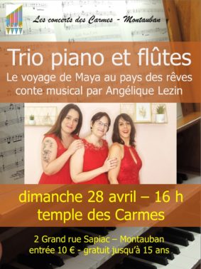 Trio piano et flûtes #Montauban