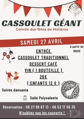 Cassoulet géant #Molières