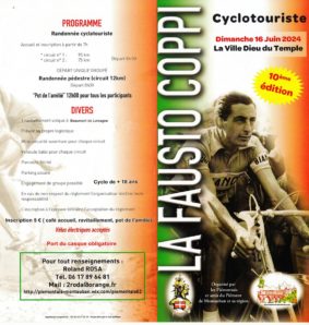 Randonnée cyclotouriste Fausto Coppi #La Ville-Dieu-du-Temple