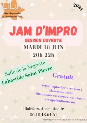 JAM d'Impro Théâtrale #Labastide-Saint-Pierre