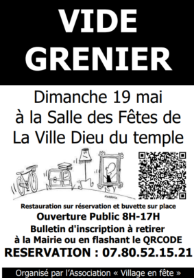 VIDE GRENIER #La Ville-Dieu-du-Temple