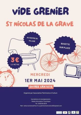 Vide greniers #Saint-Nicolas-de-la-Grave