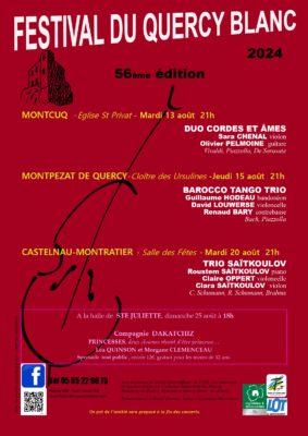 Festival Quercy Blanc SAINTE-JULIETTE