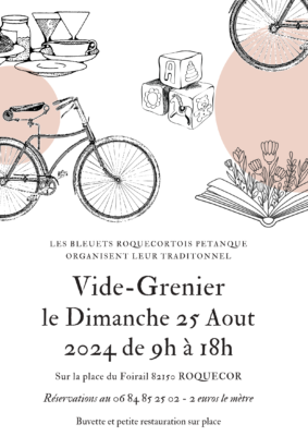 Vide grenier Roquecor